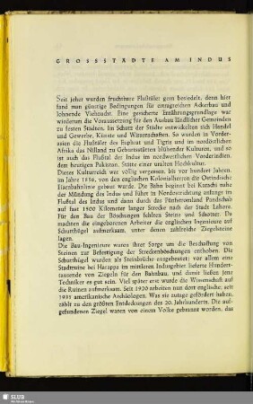 Grossstädte Am Indus