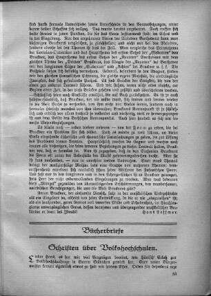 Schriften über Volkshochschulen.