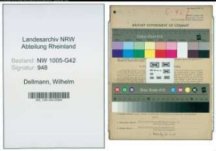 Entnazifizierung Wilhelm Dellmann , geb. 21.12.1904 (Meister)