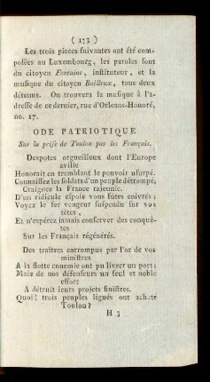 Ode Patriotique