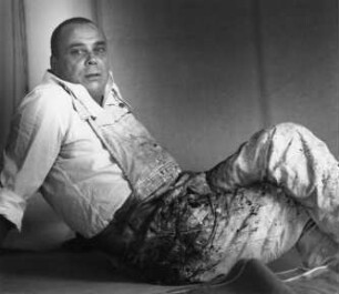 Günther Uecker (geb. 1930; deutscher Maler und Objektkünstler; german painter). 1986
