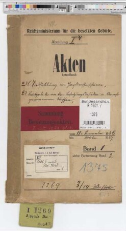 Ausstellung von Waffenscheinen, Waffen-, Schießverbote, Waffenlagerverwaltung: Bd. 1