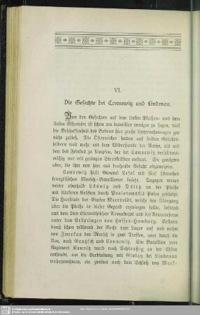 VI. Die Gefechte bei Connewitz und Lindenau