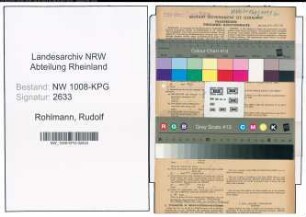 Entnazifizierung Rudolf Rohlmann , geb. 28.12.1914 (Kaufmann)