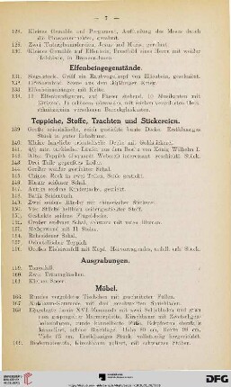 Teppiche, Stoffe, Trachten und Stickereien (Nr. 139-156)