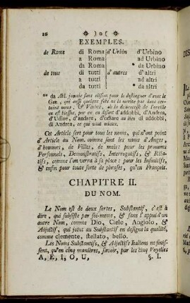 Chapitre II. Du Nom.