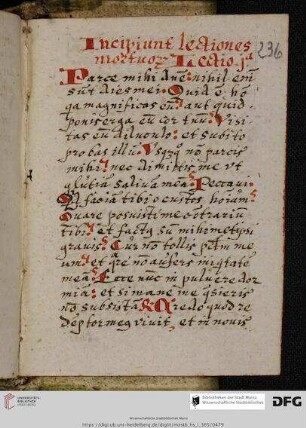 Lectiones mortuorum
