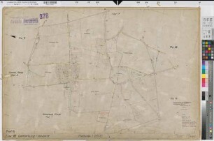 Rhade (Dorsten), Umlegung Rhade, Bl. 10 Zuteilungskarte Lembeck Flur 18