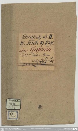 Symphonies - Mus.4076-N-1 : strings, bc, ob (3) - C