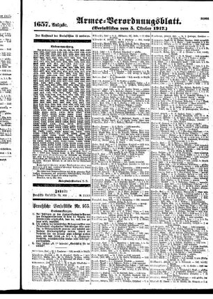 1657. Ausgabe. Freitag, 5. Oktober 1917