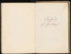Skizzenbuch: Rathaus, Duderstadt, Goslar, Göttingen: Rathaus Goslar. Notiz