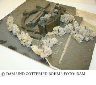 Arbed Stahlunternehmen, Verwaltungsgebäude - Modell des Projekts