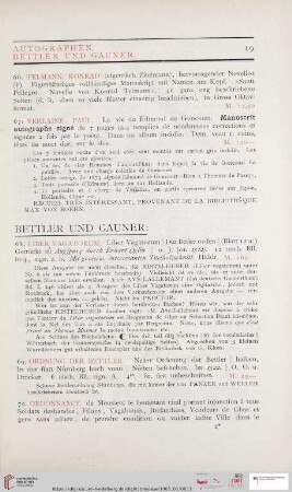 Bettler und Gauner (Nr. 68 - 71)