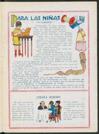 Para las niñas - La costura