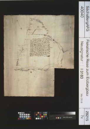 Gebirge zwischen Kleinschirma und dem Junger Schönberg Kunstgraben bei Oberschöna