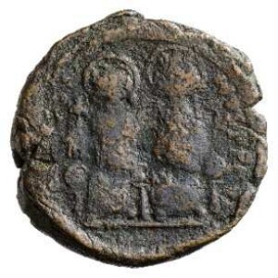 Münze, Follis, 571 / 572