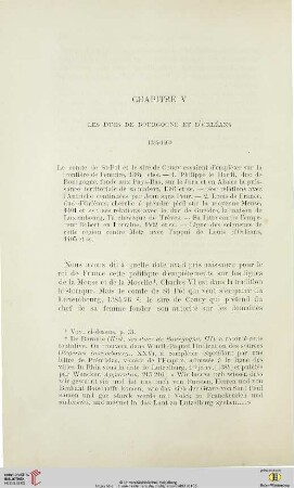 Chapitre V: Les Ducs de Bourgogne et d´Orléans, 1384-1409