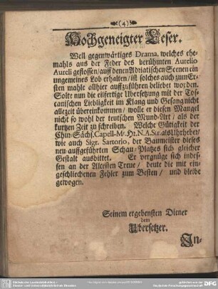 Hochgeneigter Leser