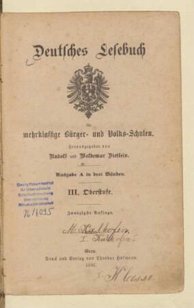 3 = Oberstufe, [Schülerband]: [3 = Oberstufe, [Schülerband]]