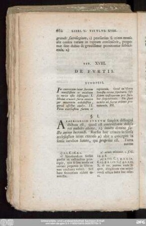 Tit. XVIII. De Furtis.