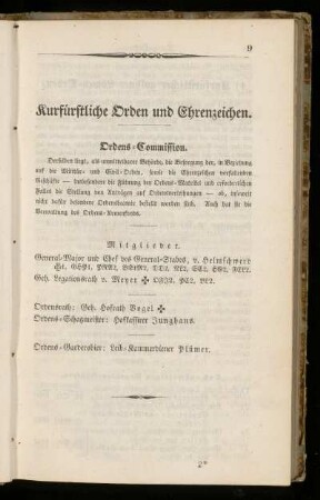 Kurfuerstliche Orden und Ehrenzeichen.