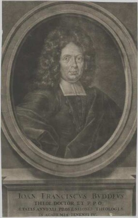 Bildnis des Ioan. Franciscvs Bvddevs