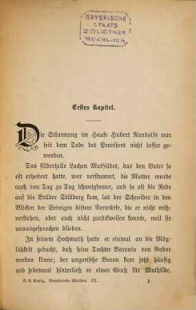 Verzehrende Gluthen : Roman, 3. Band
