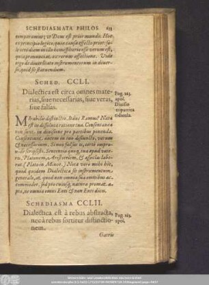 Schediasma CCLII.
