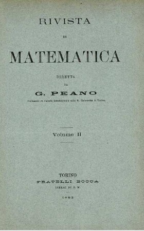 2: Rivista di matematica