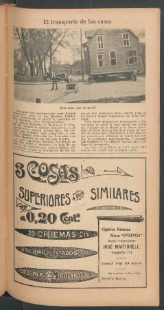 El transporte de las casas