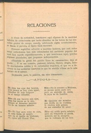 Relaciones