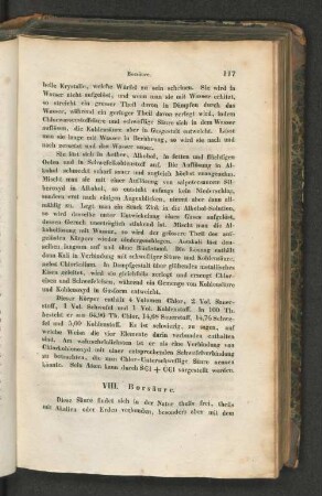 VIII. Borsäure.