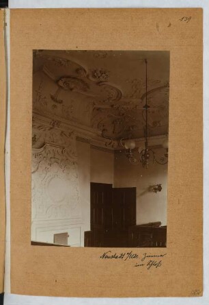 Schloss, Neustadt-Glewe: Innenansicht (aus: Skizzen- und Fotoalbum 25)