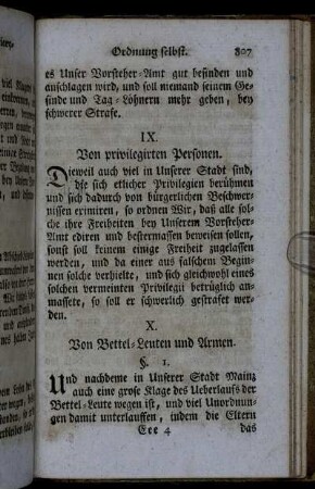 IX. Von privilegirten Personen.