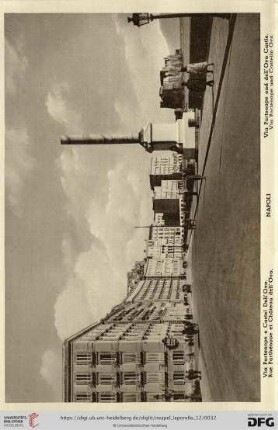 Napoli – Via Partenope e Castel Dell’Ovo. – Rue Pathénope et Château dell’Ovo. – Via Partenope and dell’Ovo Castle. – Via Partenope und Castello Ovo.