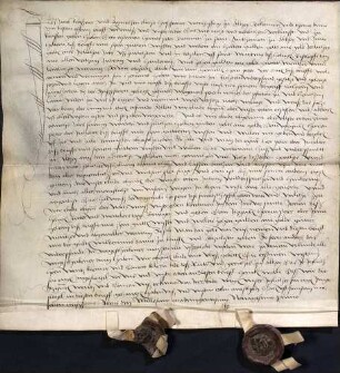 Alzey: Gültverschreibung des Jacob Kursner und seiner Hausfrau zu Alzey über 10 fl. Hauptgeld von Peter Baum zu St. Anthonien zu Alzey