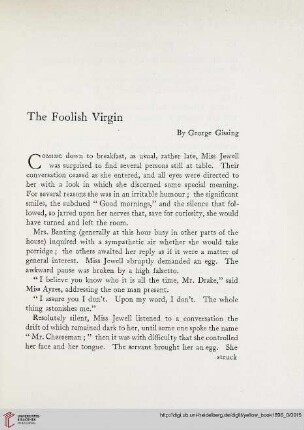 8: The foolish virgin