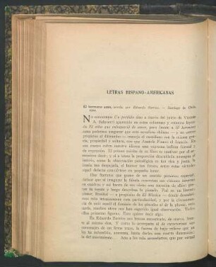 Letras hispano-americanas