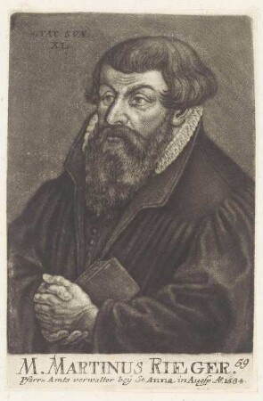 Bildnis des M. Martinus Rieger