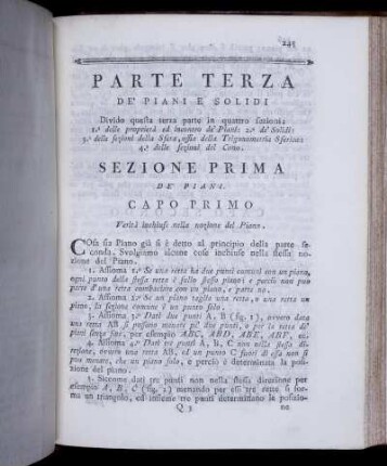 Parte Terza.
