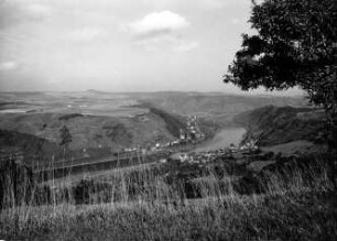 Mosel vor Ausbau bei Gondorf