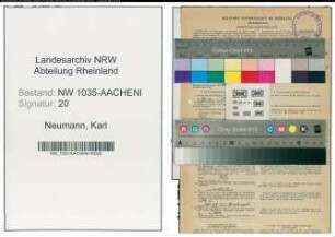 Entnazifizierung Karl Neumann , geb. 24.09.1902 (Steiger)