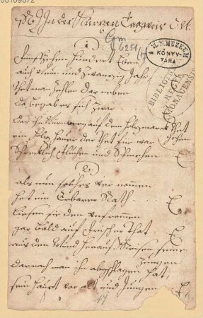 Bestrafung eines Fluchers - BSB Cgm 6251(17