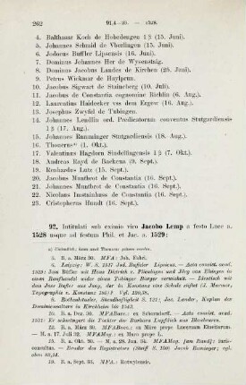 262-264, Matrikel 92, 1-23 (1528/29) und 93, 1-22 (1529)
