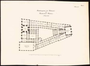 Erweiterung des Alten Rathauses, Potsdam: Grundriss 1.OG