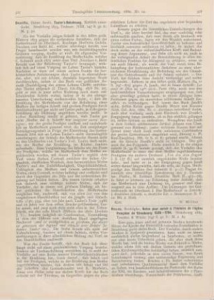 328-330 [Rezension] Reuss, Rodolphe, Notes pour servir à l’histoire de l’église française de Strasbourg 1538 - 1794