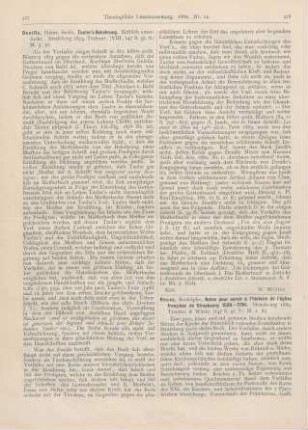 328-330 [Rezension] Reuss, Rodolphe, Notes pour servir à l’histoire de l’église française de Strasbourg 1538 - 1794