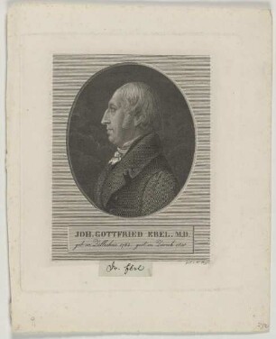 Bildnis des Joh. Gottfried Ebel