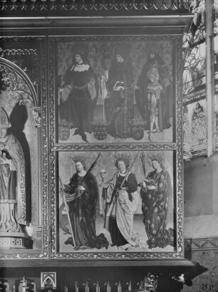 Heilige Katharina, heilige Barbara und heilige Ursula