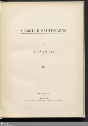 Camille Saint-Saëns